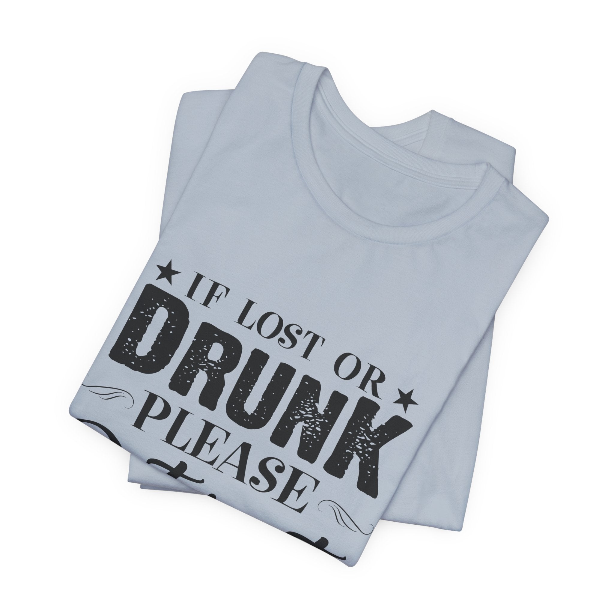 Lost Or Drunk Camping Tee | Campfire Party Gift