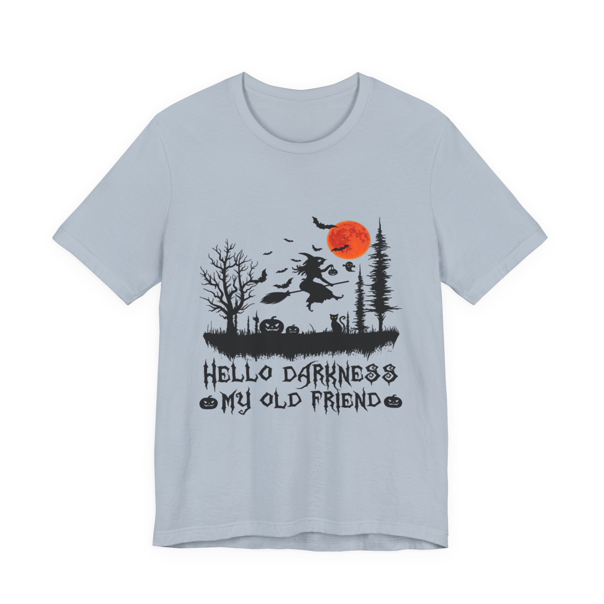 Hello Darkness My Old Friend T-Shirt | Hippie Halloween Gift