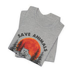 Save Animals Eat People T-Shirt | Funny Bear Camper Gift
