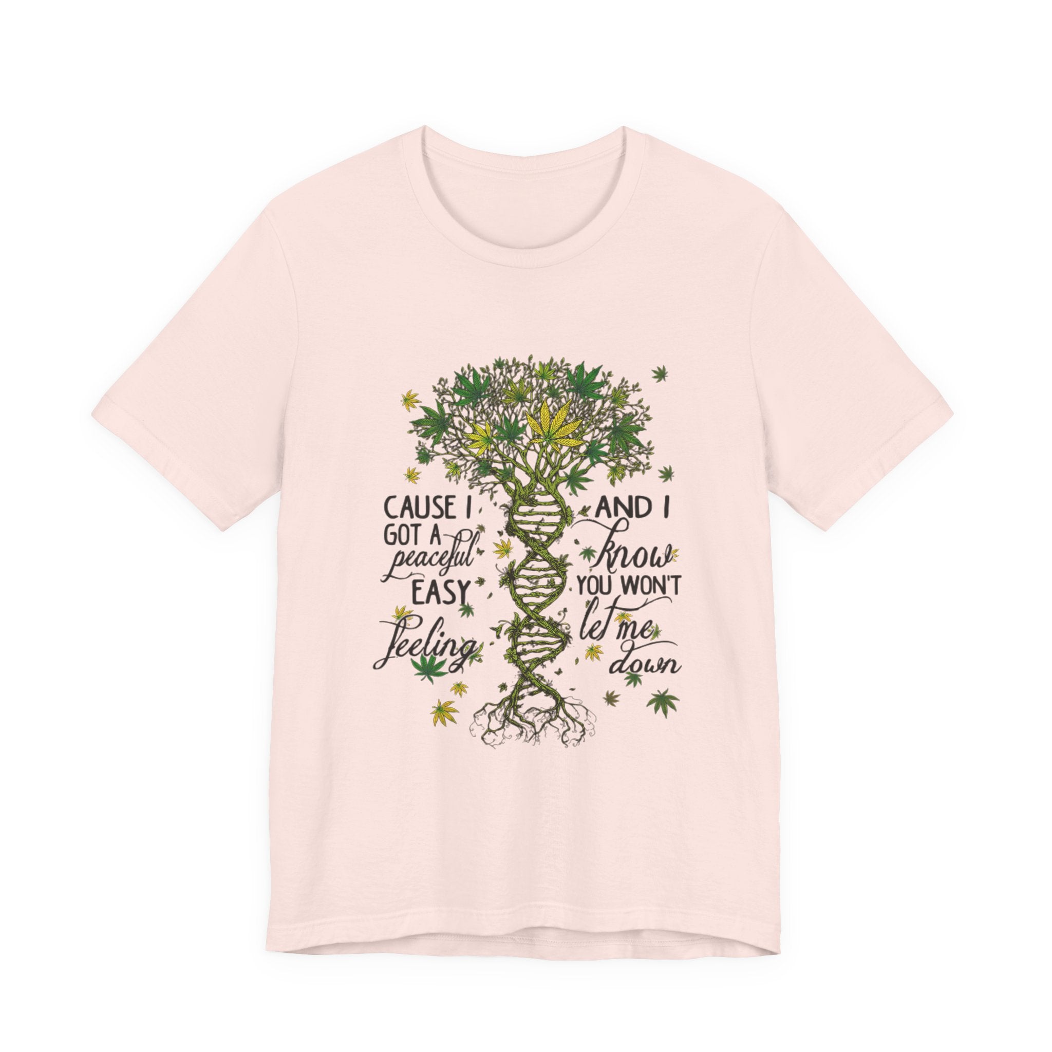 Peaceful Easy Feeling T-Shirt | Hippie Soul Cannabis DNA Gift