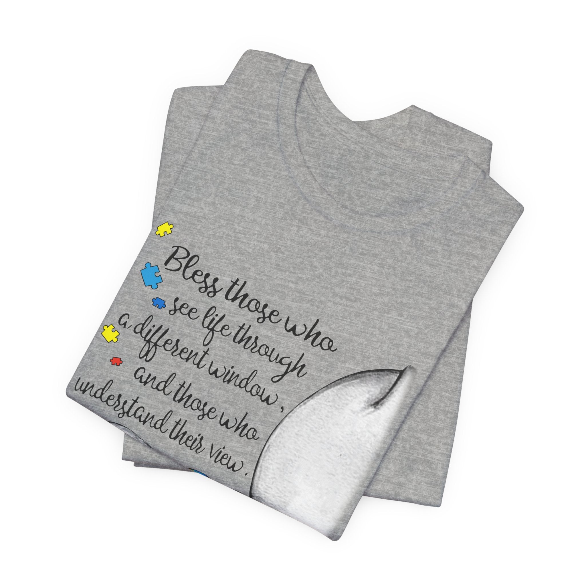 Bless Those Who See Life Differently T-Shirt | Autism Support Gift