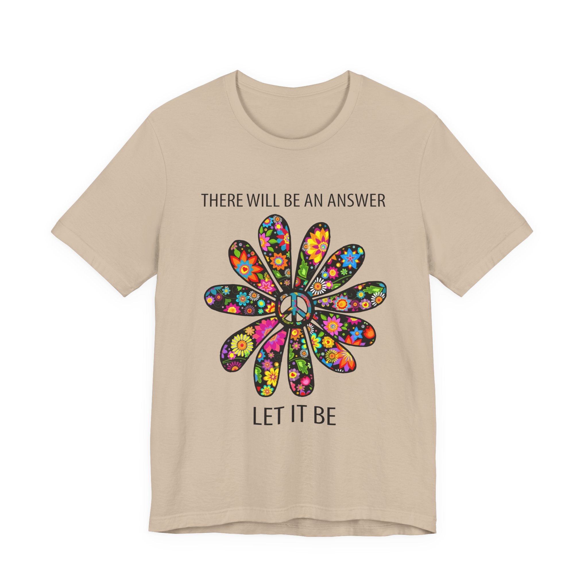 "Let It Be" Peace Flower T-Shirt | Hippie Soul Gift