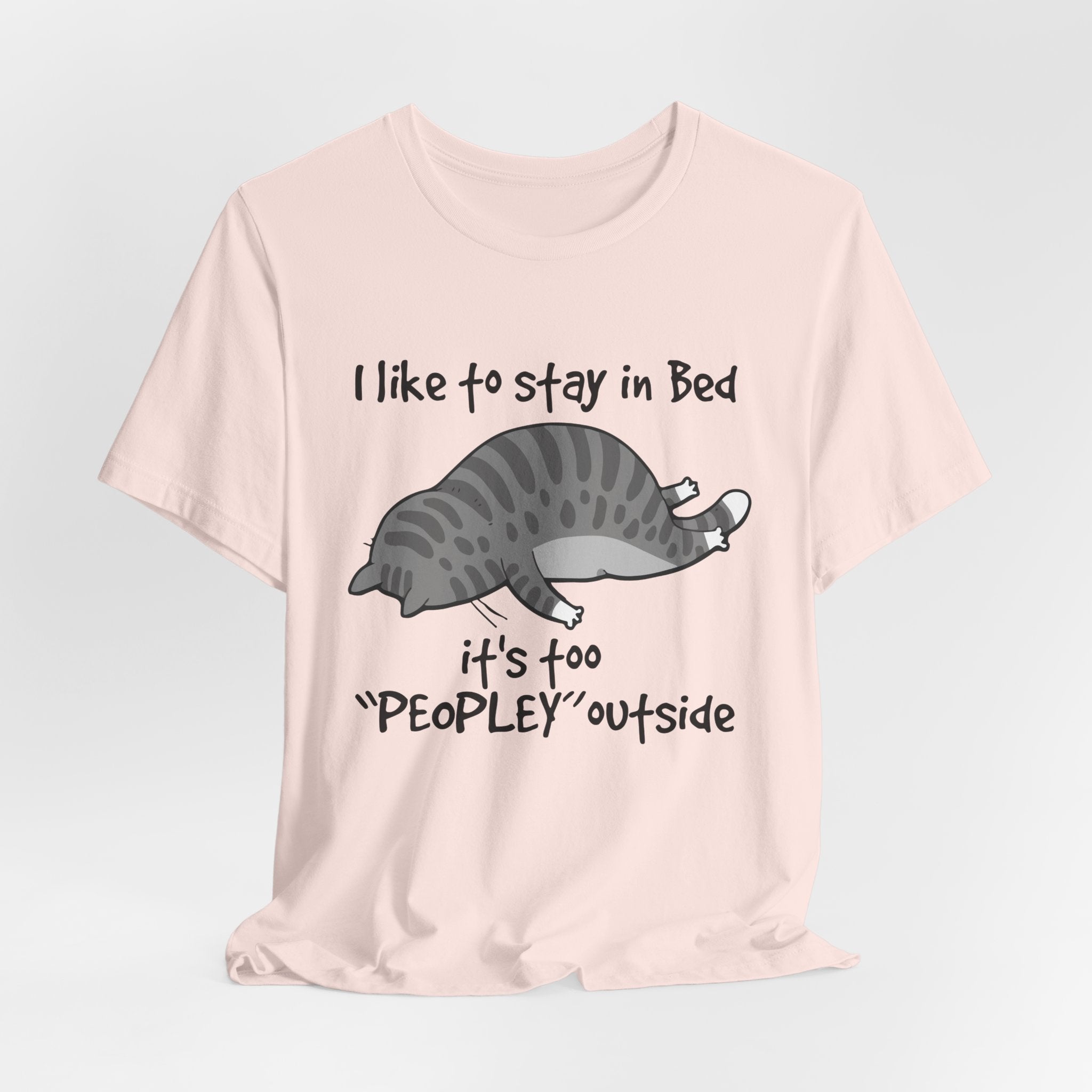 Too "PEOPLEY" Outside T-Shirt | Introvert Cat Lover Gift