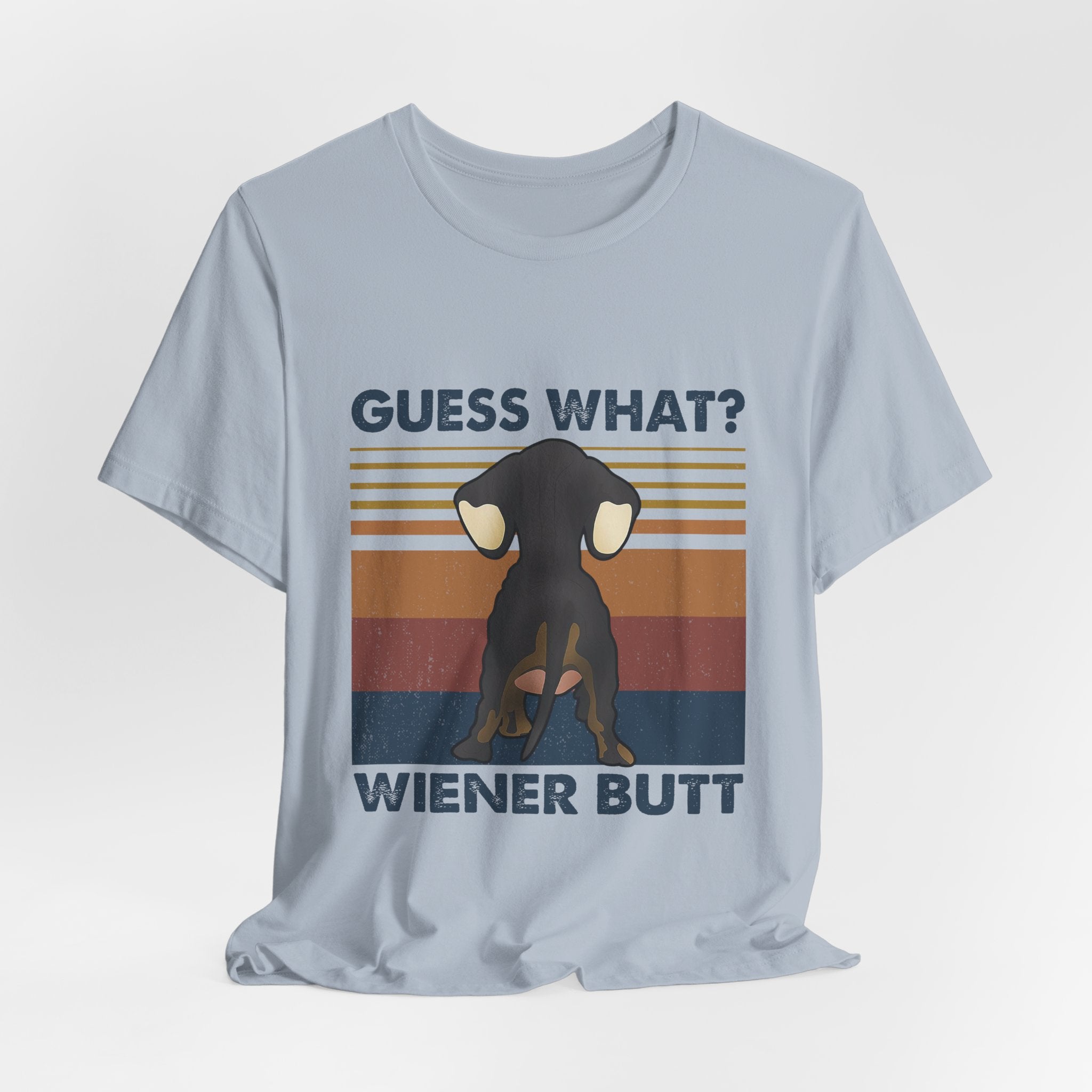 Guess What Wiener Butt T-Shirt | Funny Dachshund Lover Gift