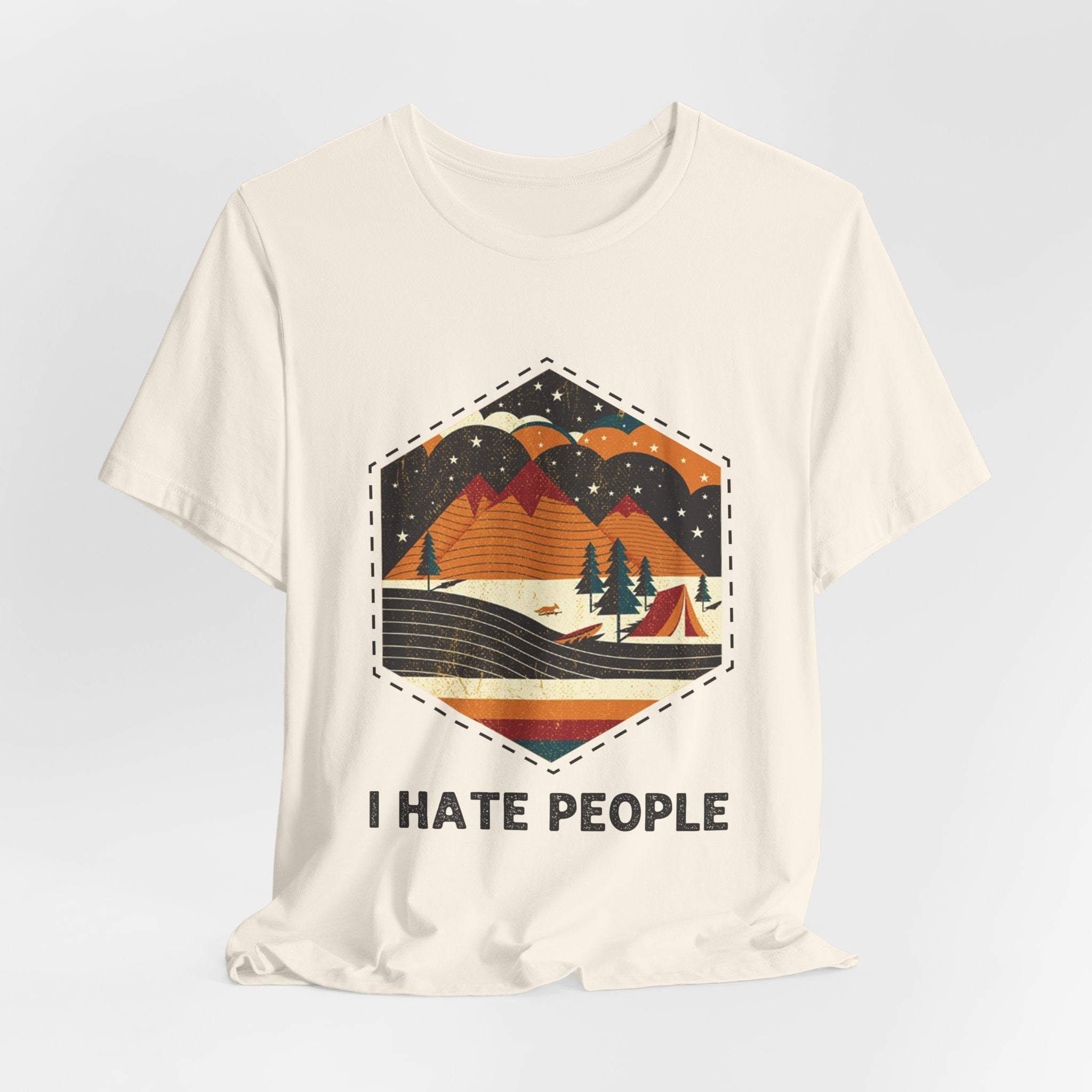 I Hate People T-Shirt | Introverted Camper Gift