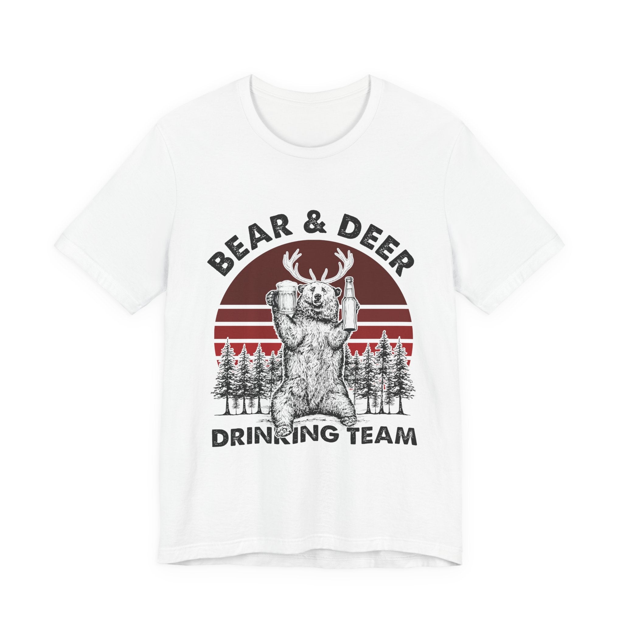 Bear & Deer Drinking Team T-Shirt | Campers Gift