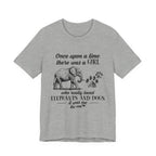Girl Who Loved Dogs T-Shirt | Dog Lover Gift for Her