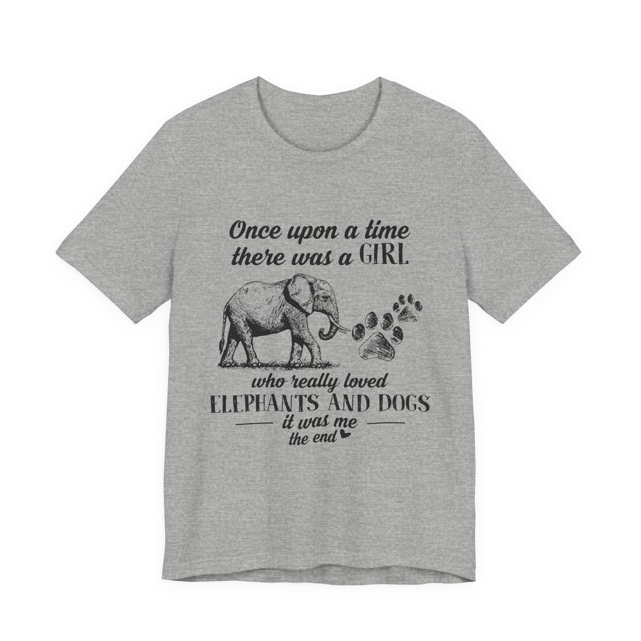 Girl Who Loved Dogs T-Shirt | Dog Lover Gift for Her