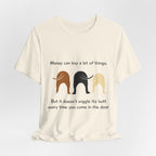 Wiggle Butt Dog Greeting T-Shirt | Dog Lover Gift
