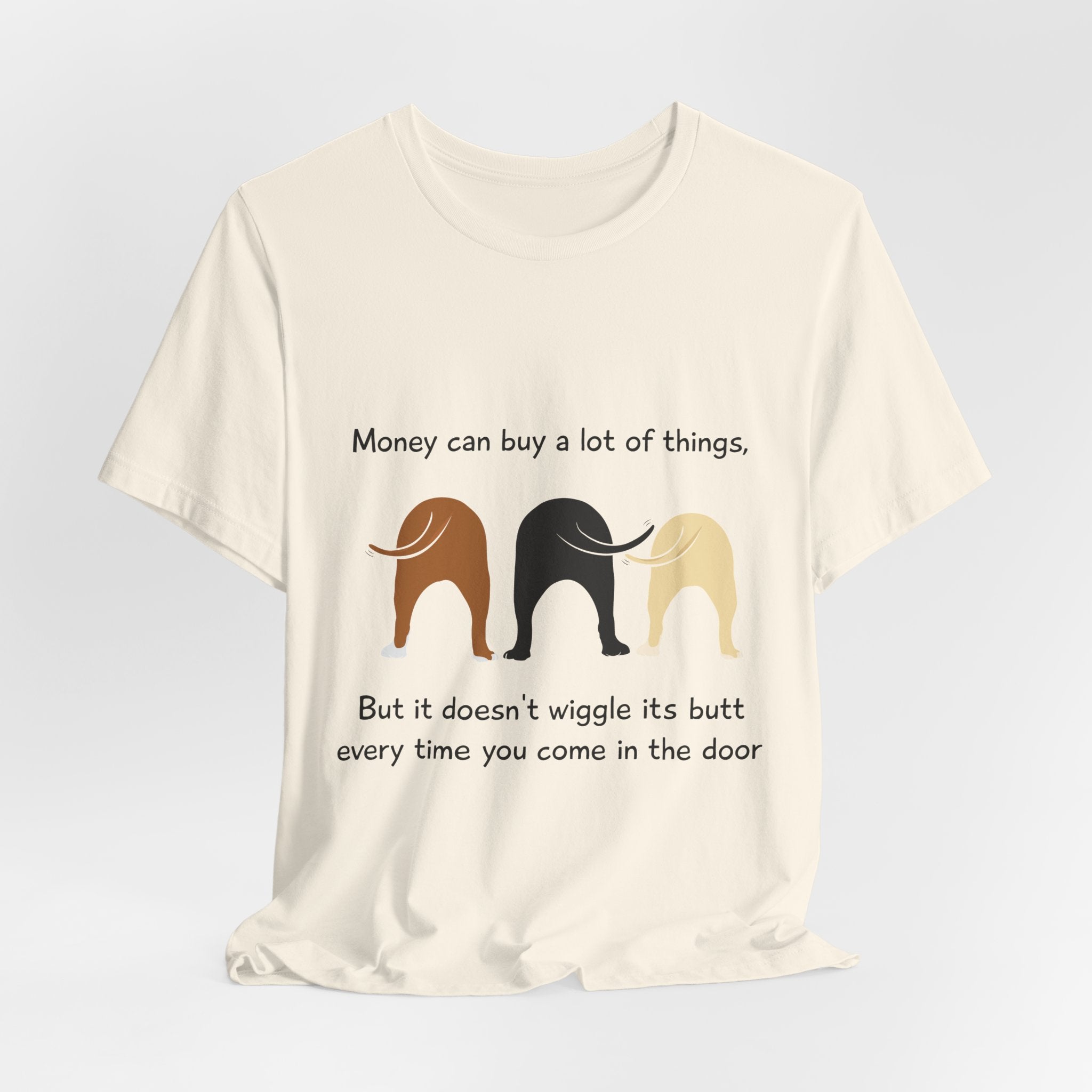 Wiggle Butt Dog Greeting T-Shirt | Dog Lover Gift