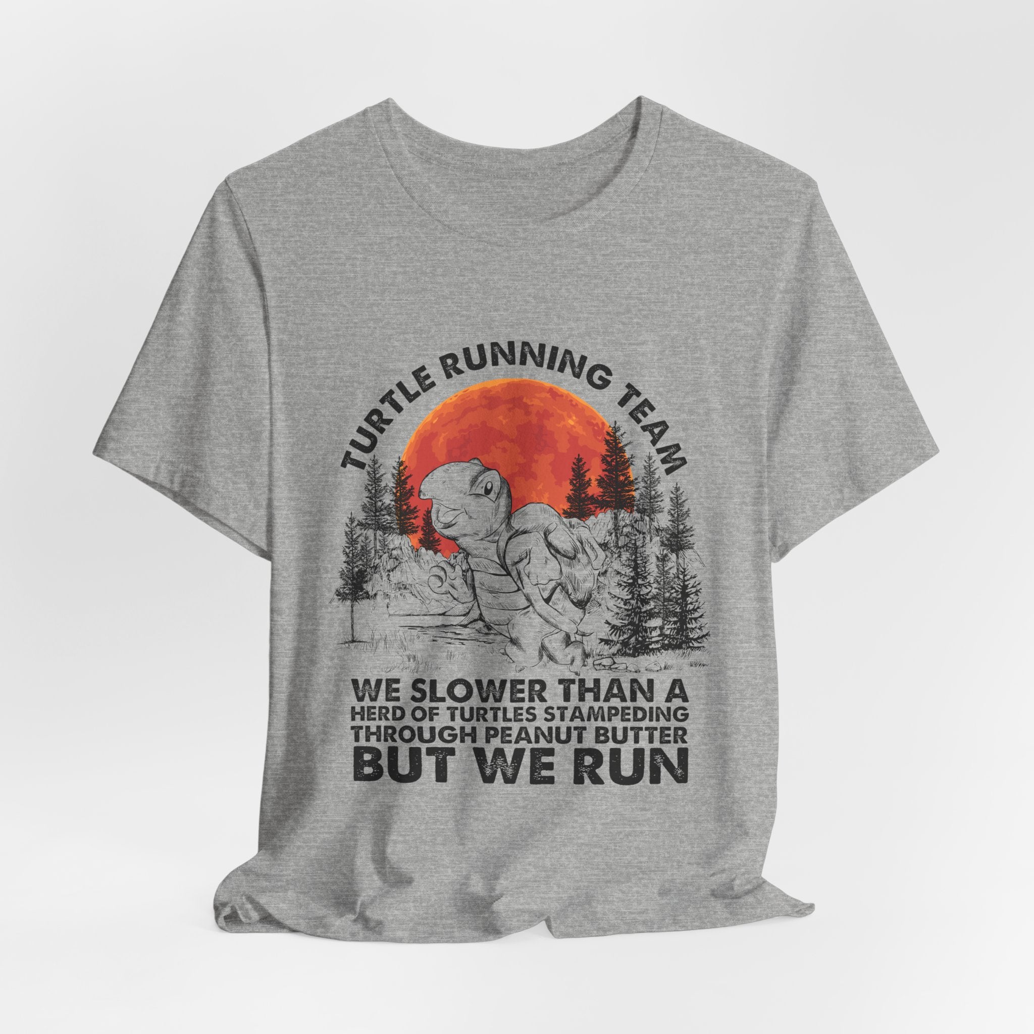 Turtle Running Team T-Shirt | Funny Outdoor Runner Gift