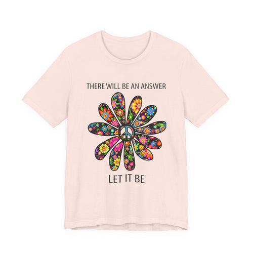 "Let It Be" Peace Flower T-Shirt | Hippie Soul Gift