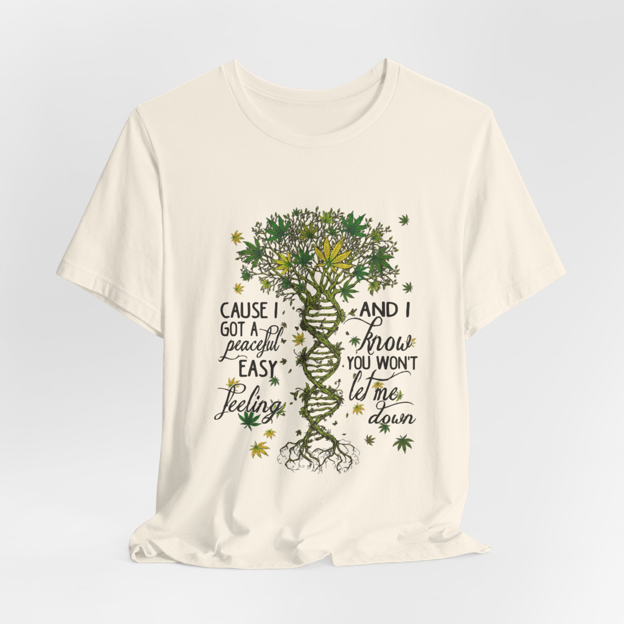 Peaceful Easy Feeling T-Shirt | Hippie Soul Cannabis DNA Gift