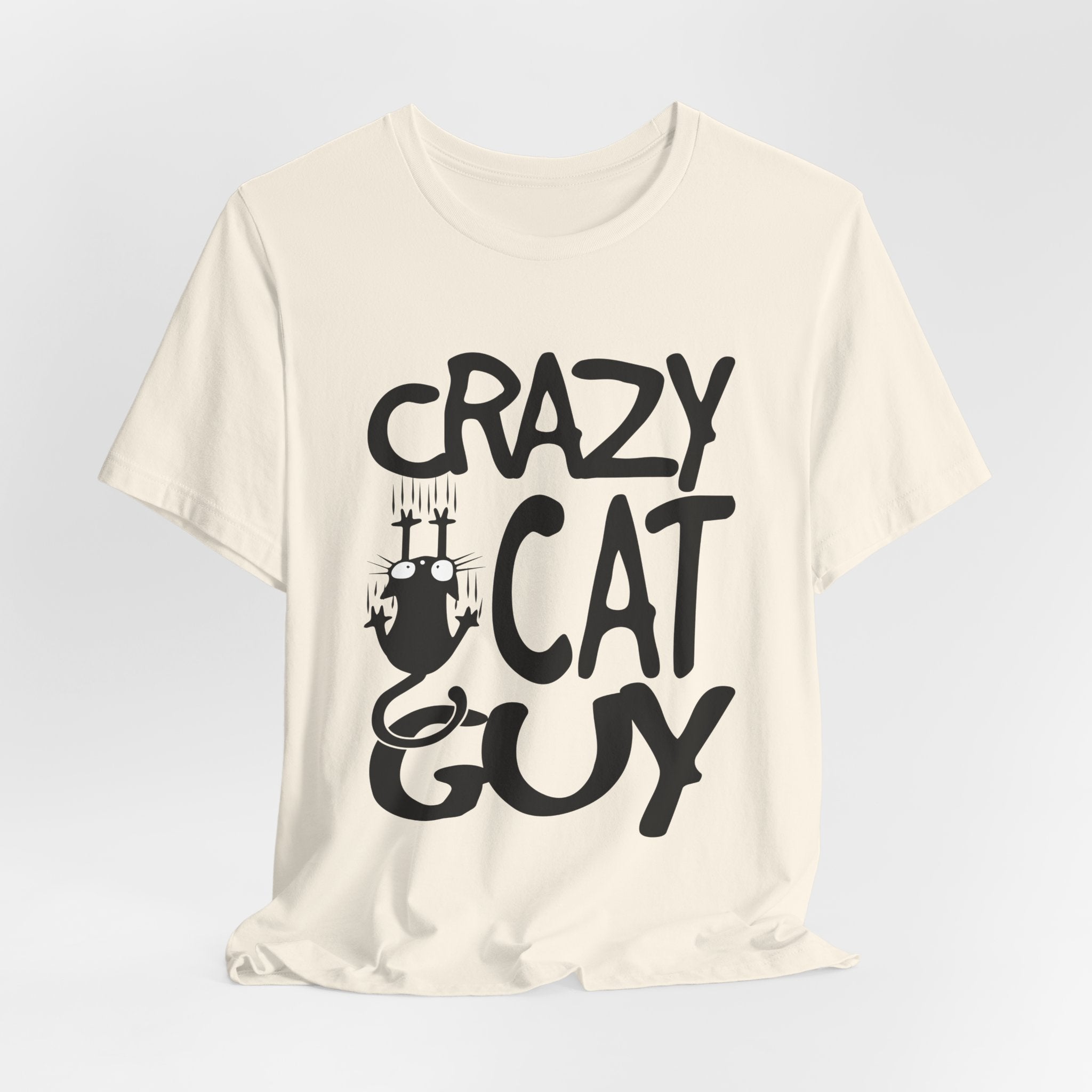 Crazy Cat Guy T-Shirt | Funny Cat Dad Gift