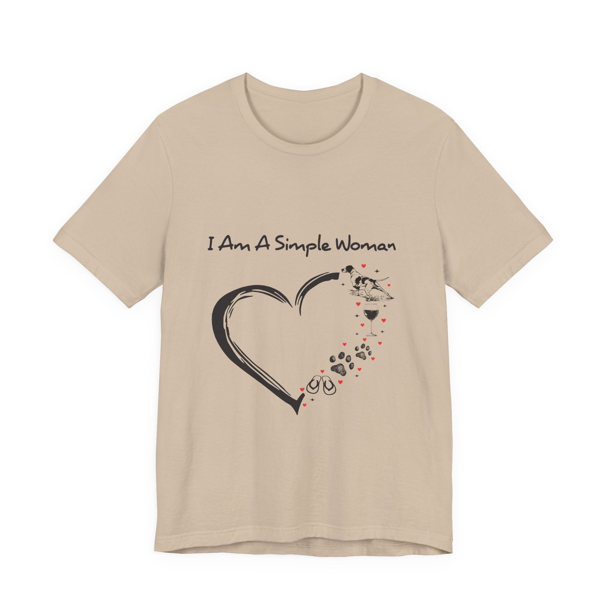 I Am A Simple Woman T-Shirt | Dog Mom Gift