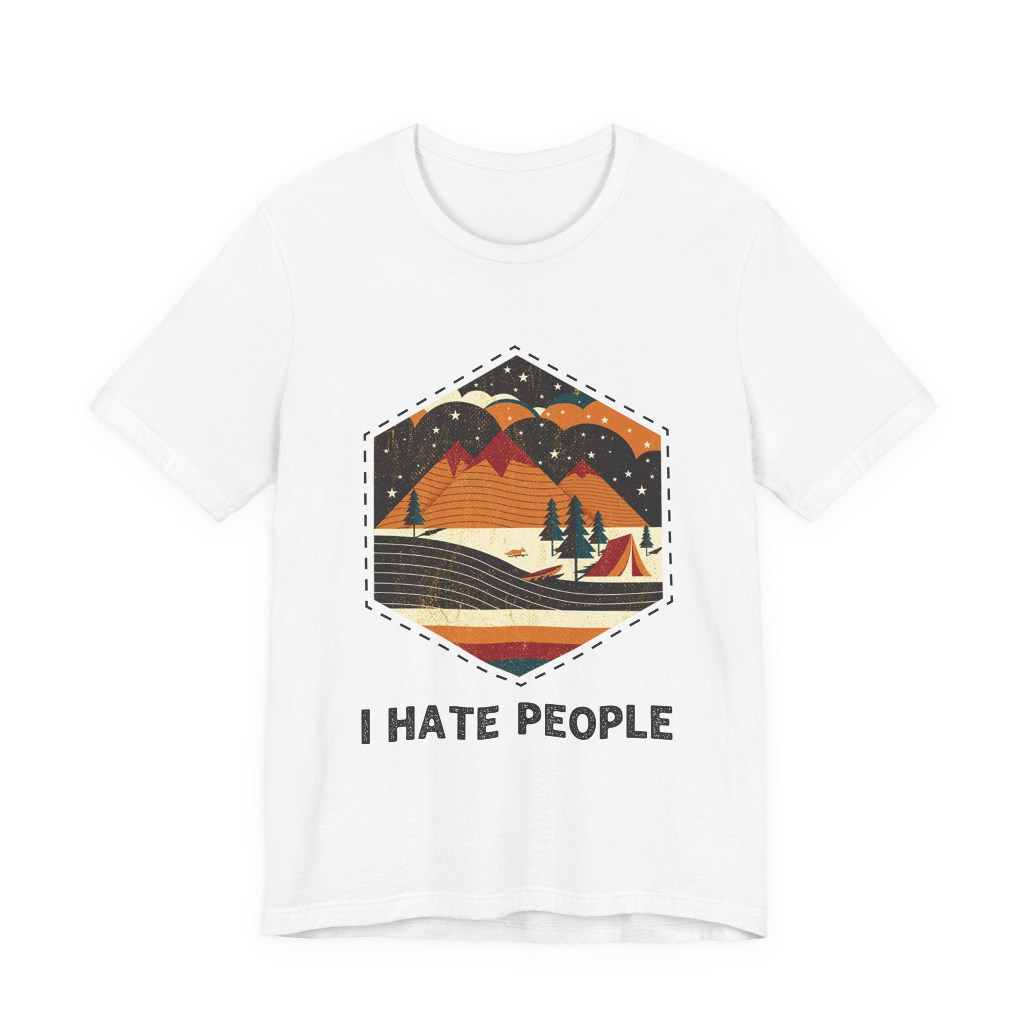 I Hate People T-Shirt | Introverted Camper Gift