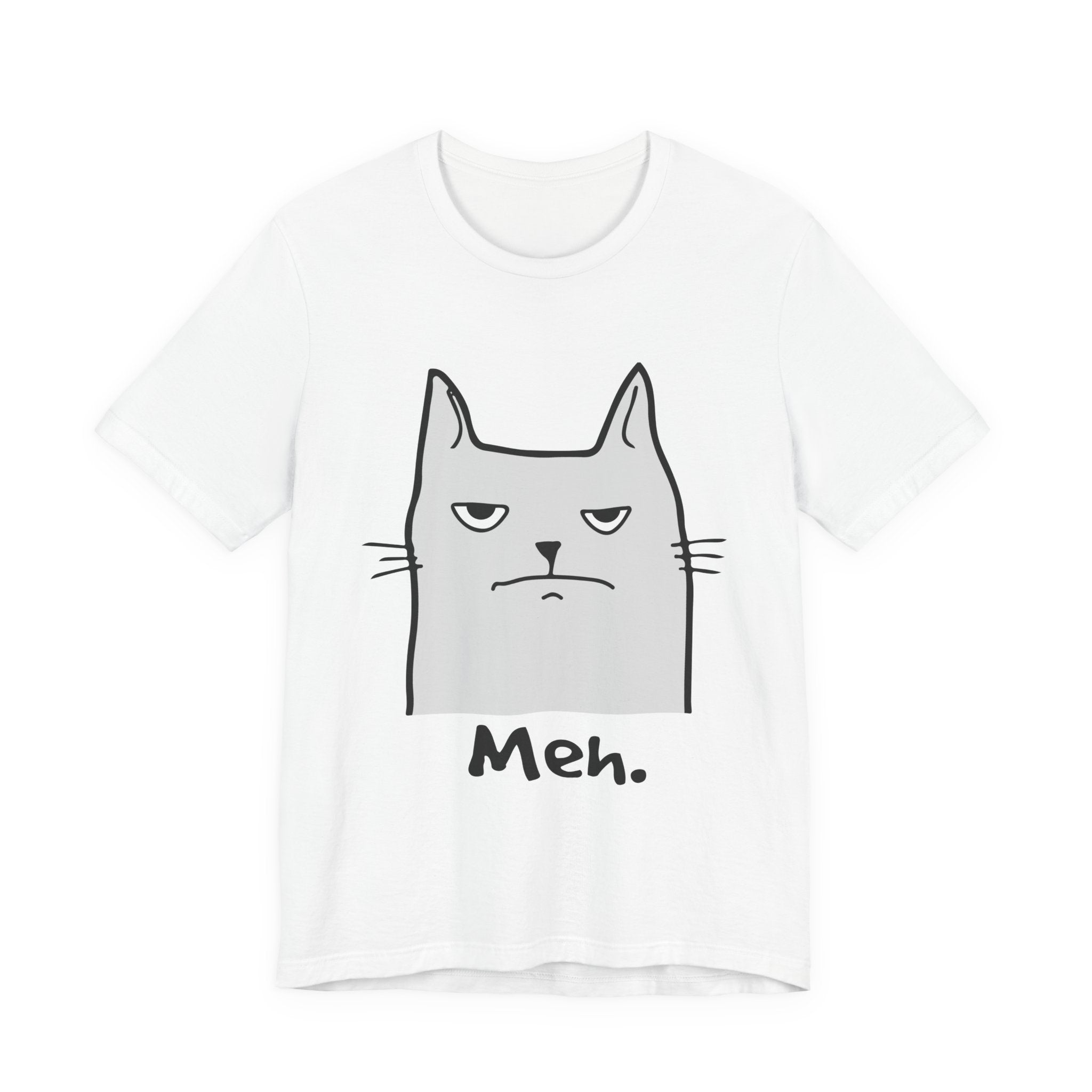 Meh. Grumpy Cat T-Shirt | Funny Cat Lover Gift