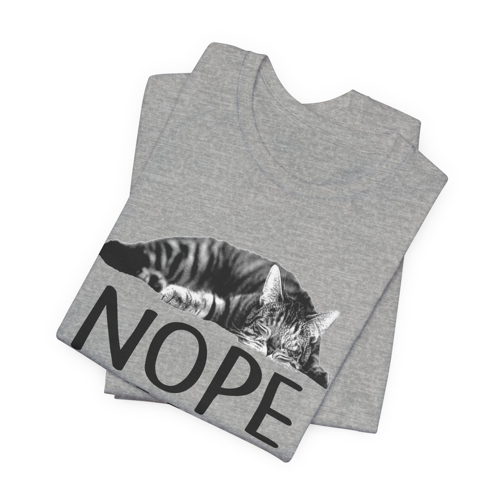 Nope Not Today T-Shirt | Lazy Cat Lover Gift
