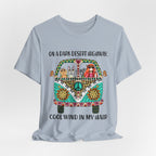 On A Dark Desert Highway T-Shirt | Hippie Cat Lover Gift