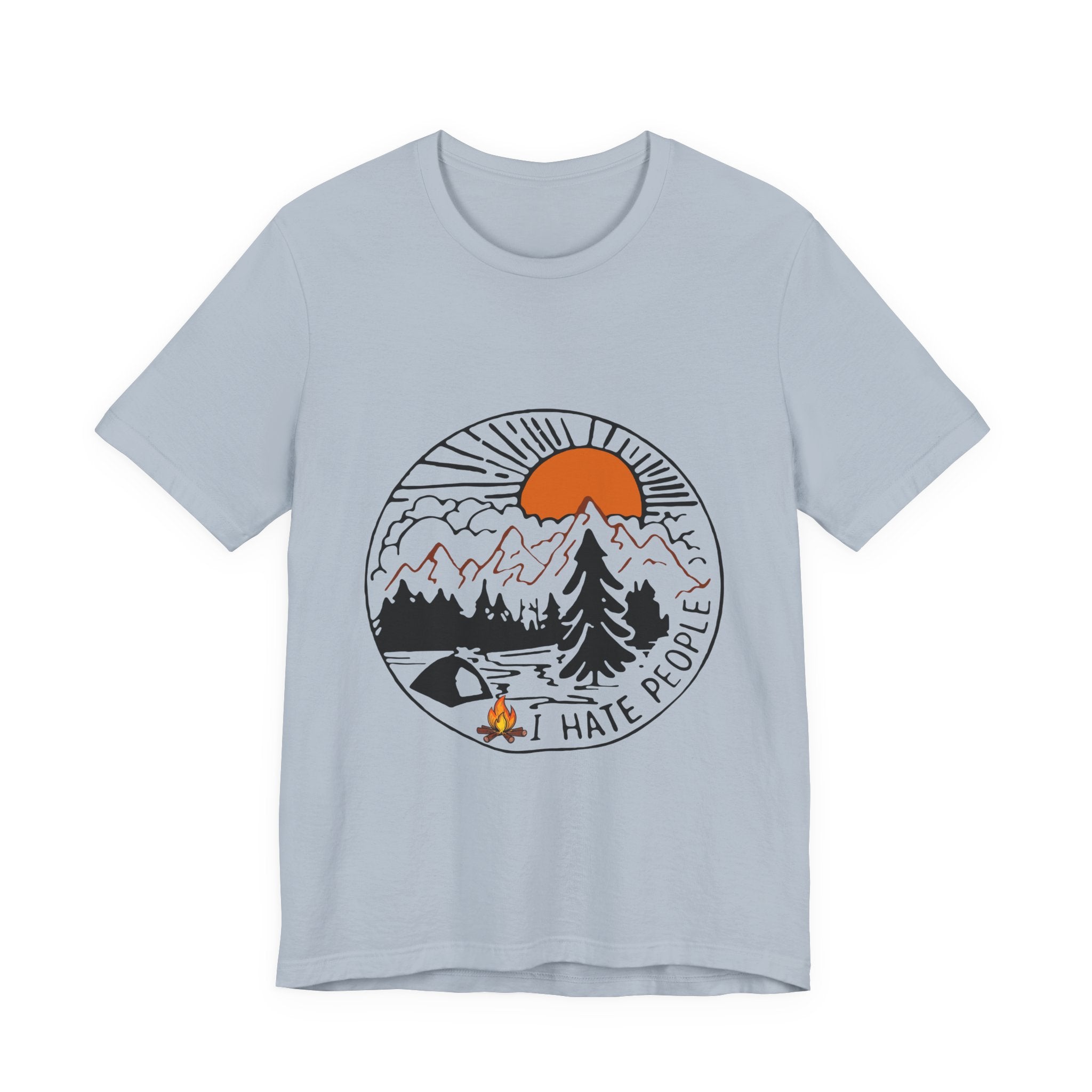 I HATE PEOPLE T-Shirt | Introverted Camper Gift