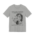 Cats and Tattoos Make Me Happy T-Shirt | Edgy Cat Lover Gift