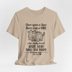 Once Upon a Time Cat & Tattoos T-Shirt | Tattooed Cat Lover Gift