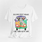 On A Dark Desert Highway Elephants T-Shirt | Hippie Elephant Gift