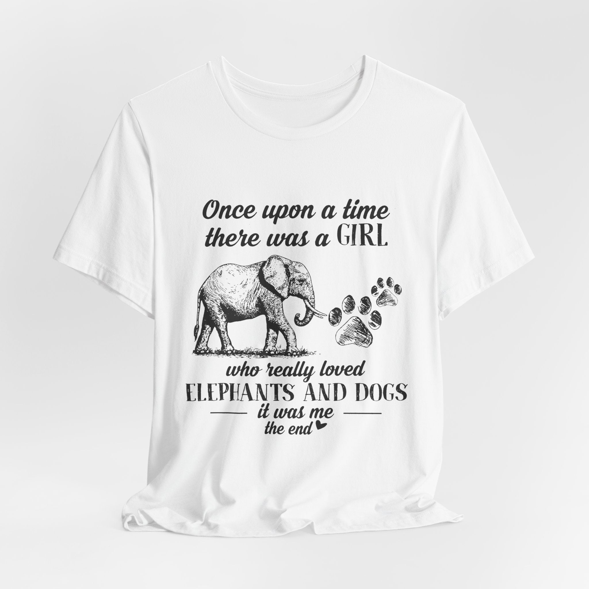 Girl Who Loved Dogs T-Shirt | Dog Lover Gift for Her