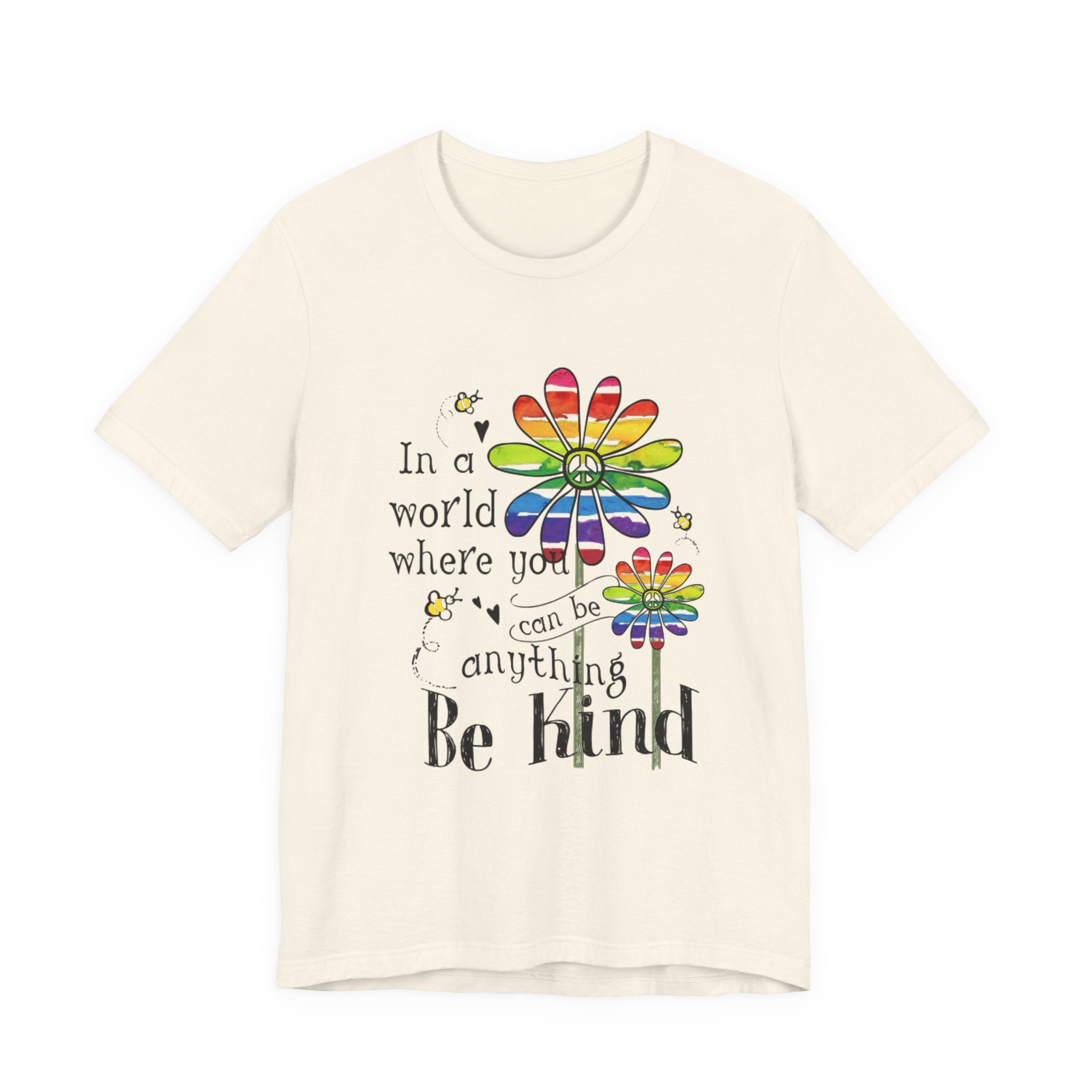 In A World Be Kind T-Shirt | Peace Lover Gift