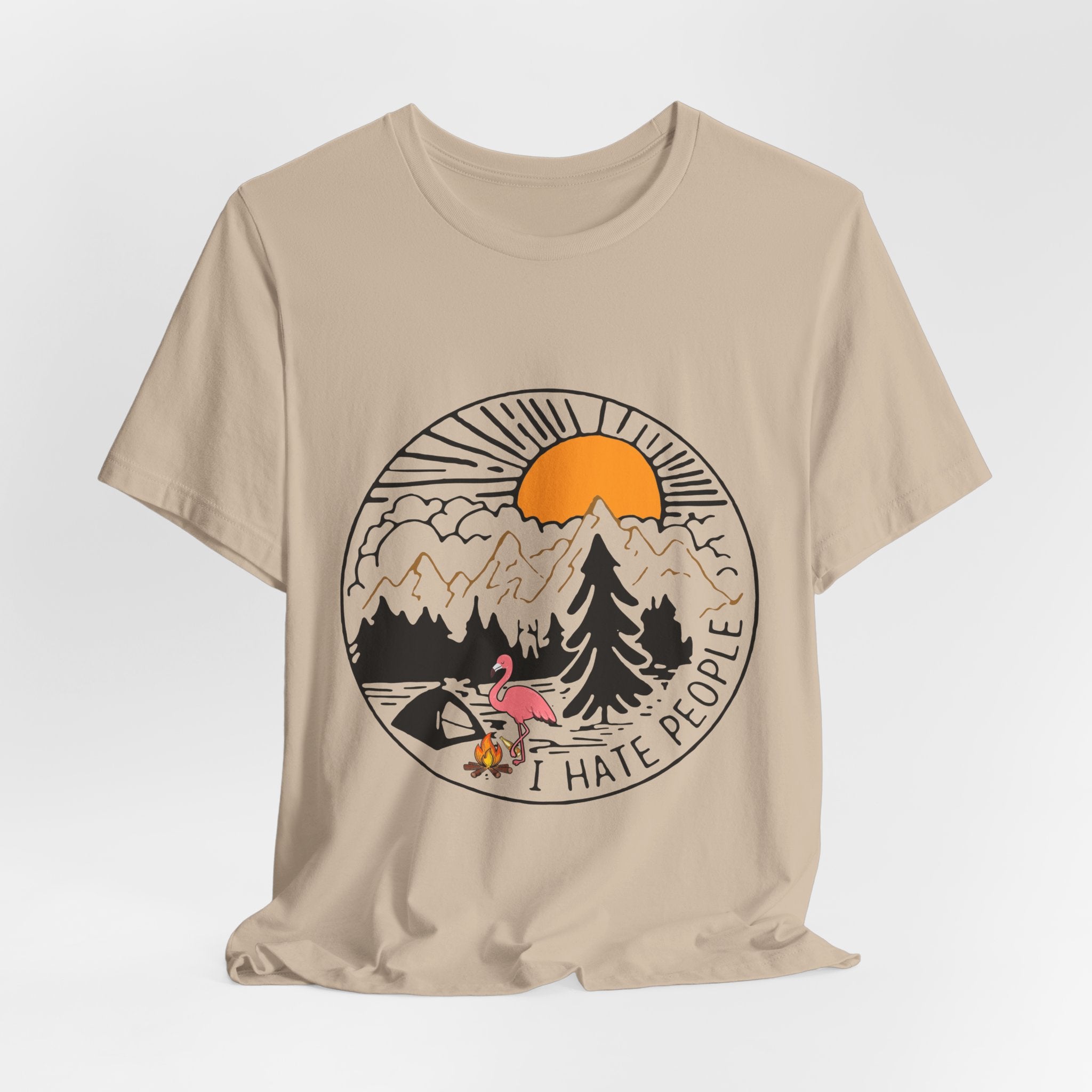 I Hate People Camping T-Shirt | Introvert Camper Gift