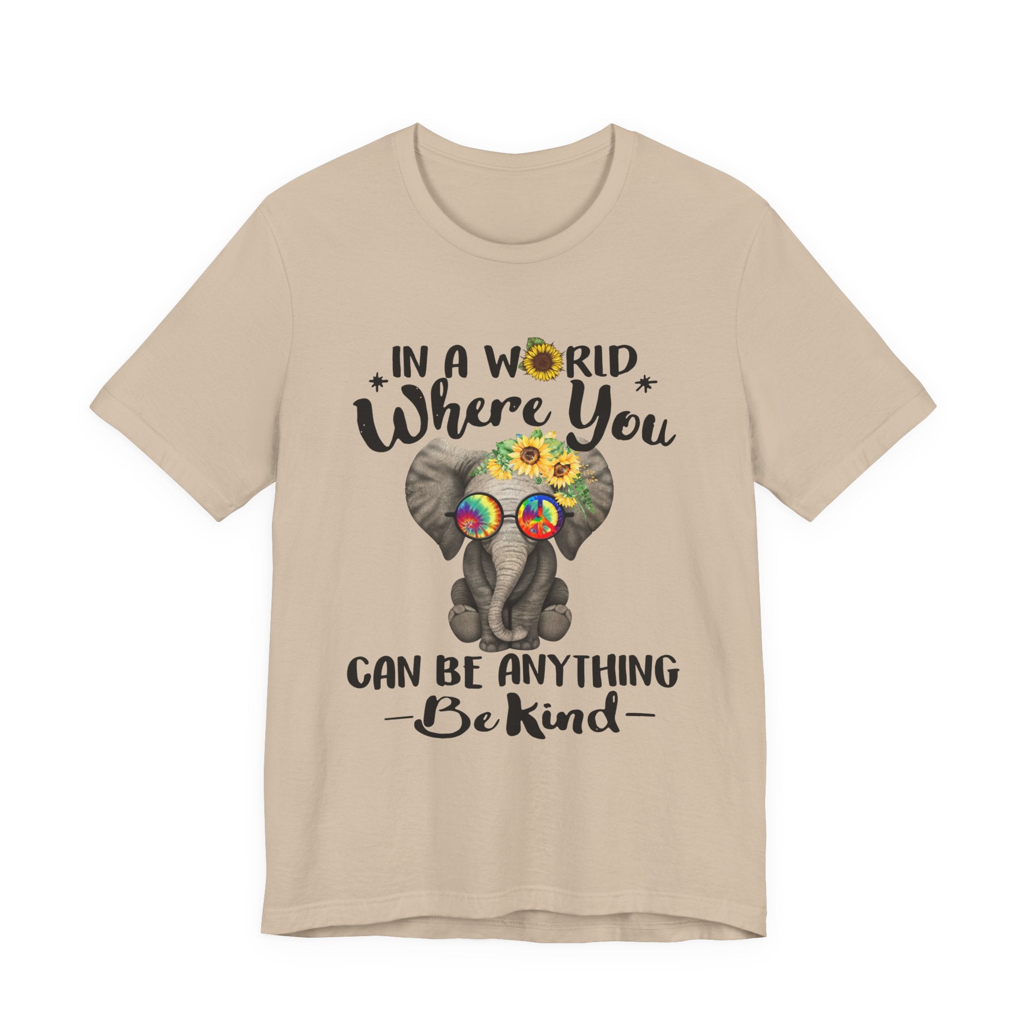 Be Kind Elephant T-Shirt | Hippie Soul Peace Lover Gift