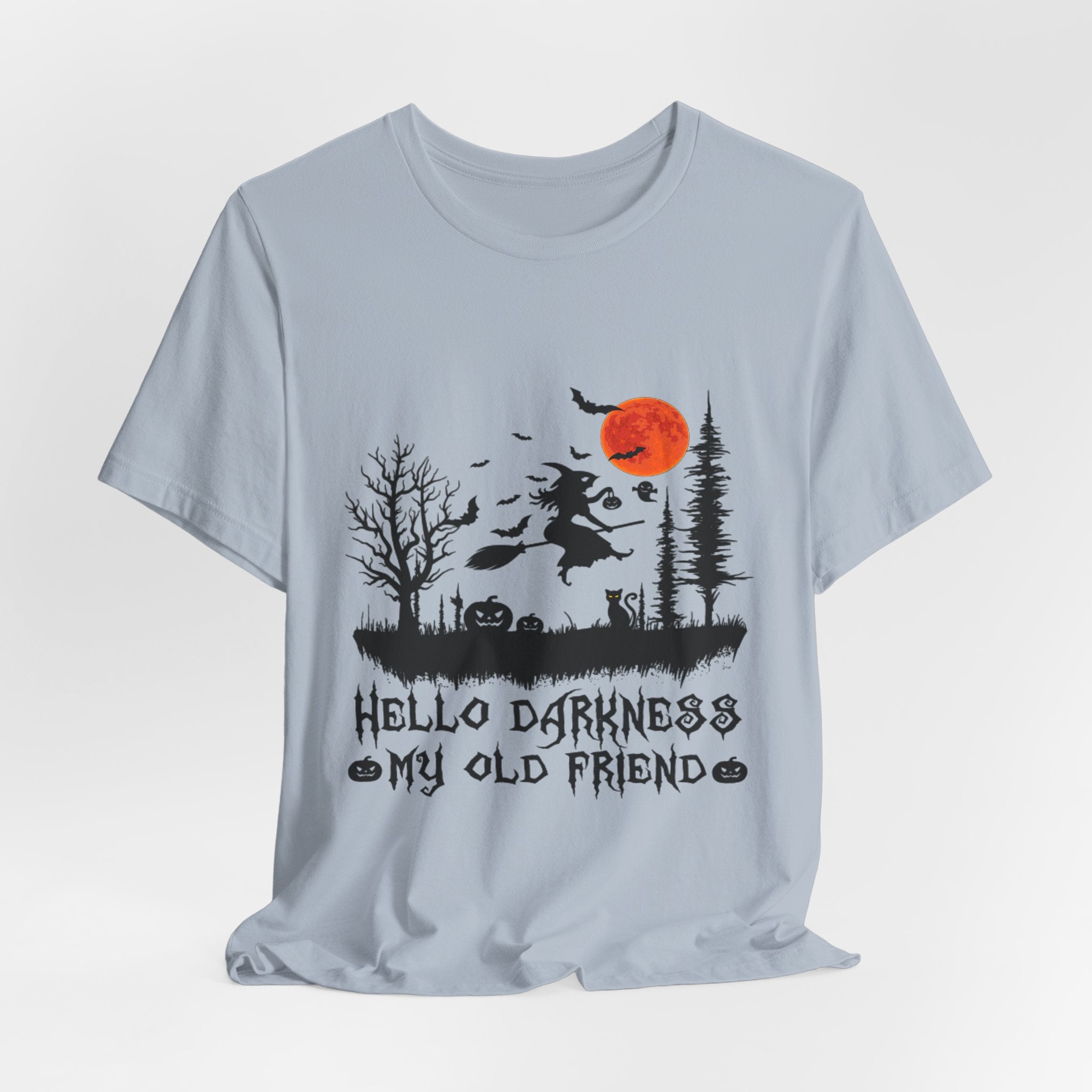 Hello Darkness My Old Friend T-Shirt | Hippie Halloween Gift