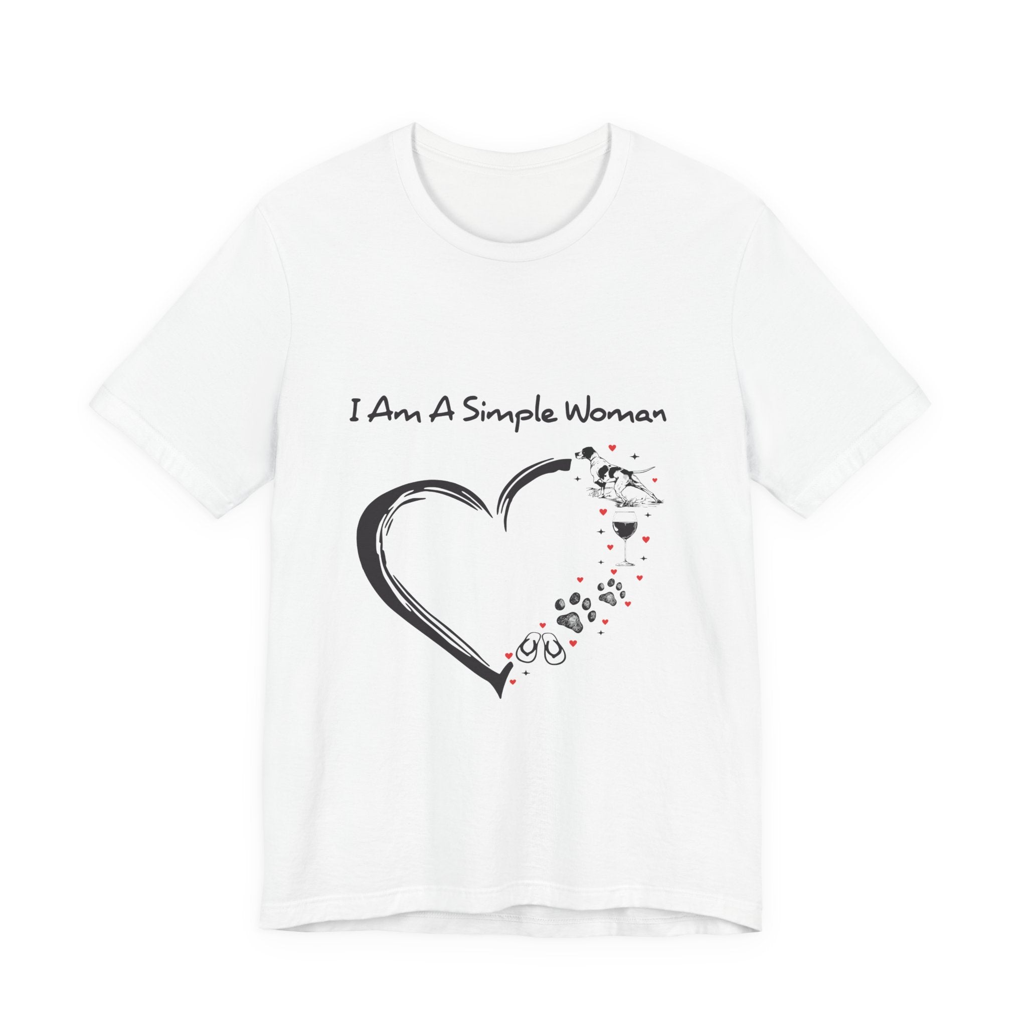 I Am A Simple Woman T-Shirt | Dog Mom Gift