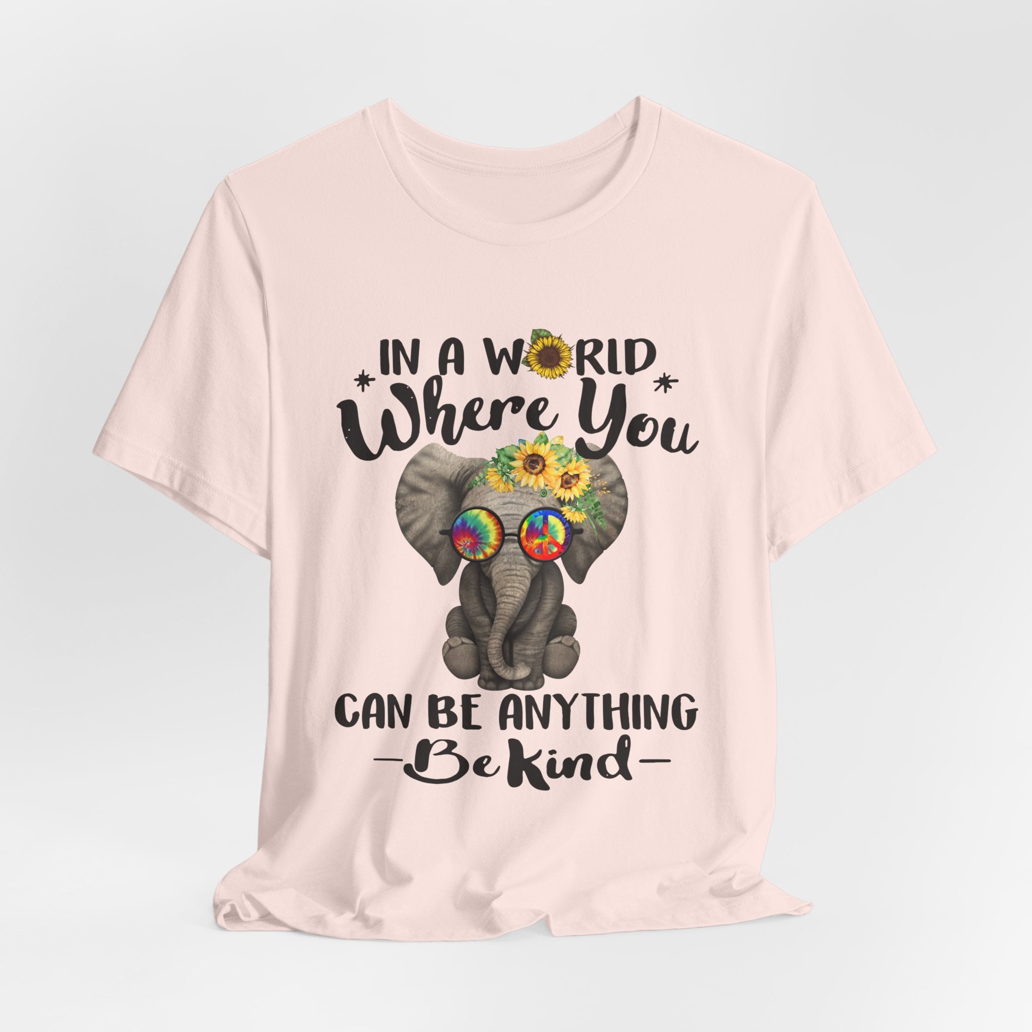 Be Kind Elephant T-Shirt | Hippie Soul Peace Lover Gift