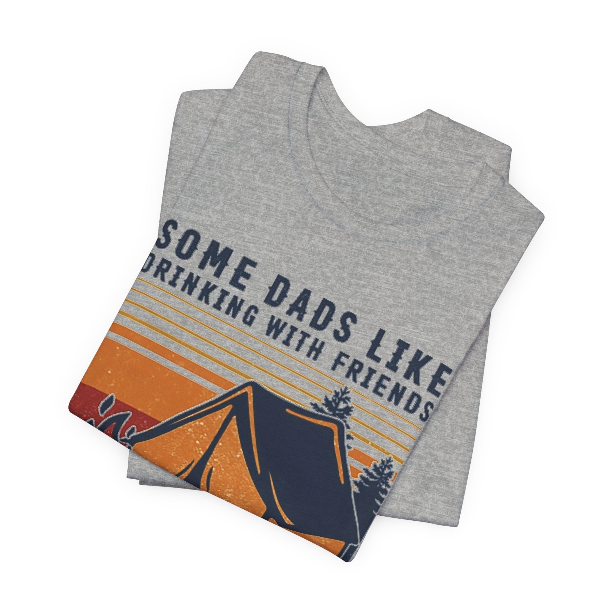 Great Dads Go Camping With Daughters T-Shirt | Camping Dad Gift