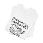 Once Upon a Time Cat & Tattoos T-Shirt | Tattooed Cat Lover Gift