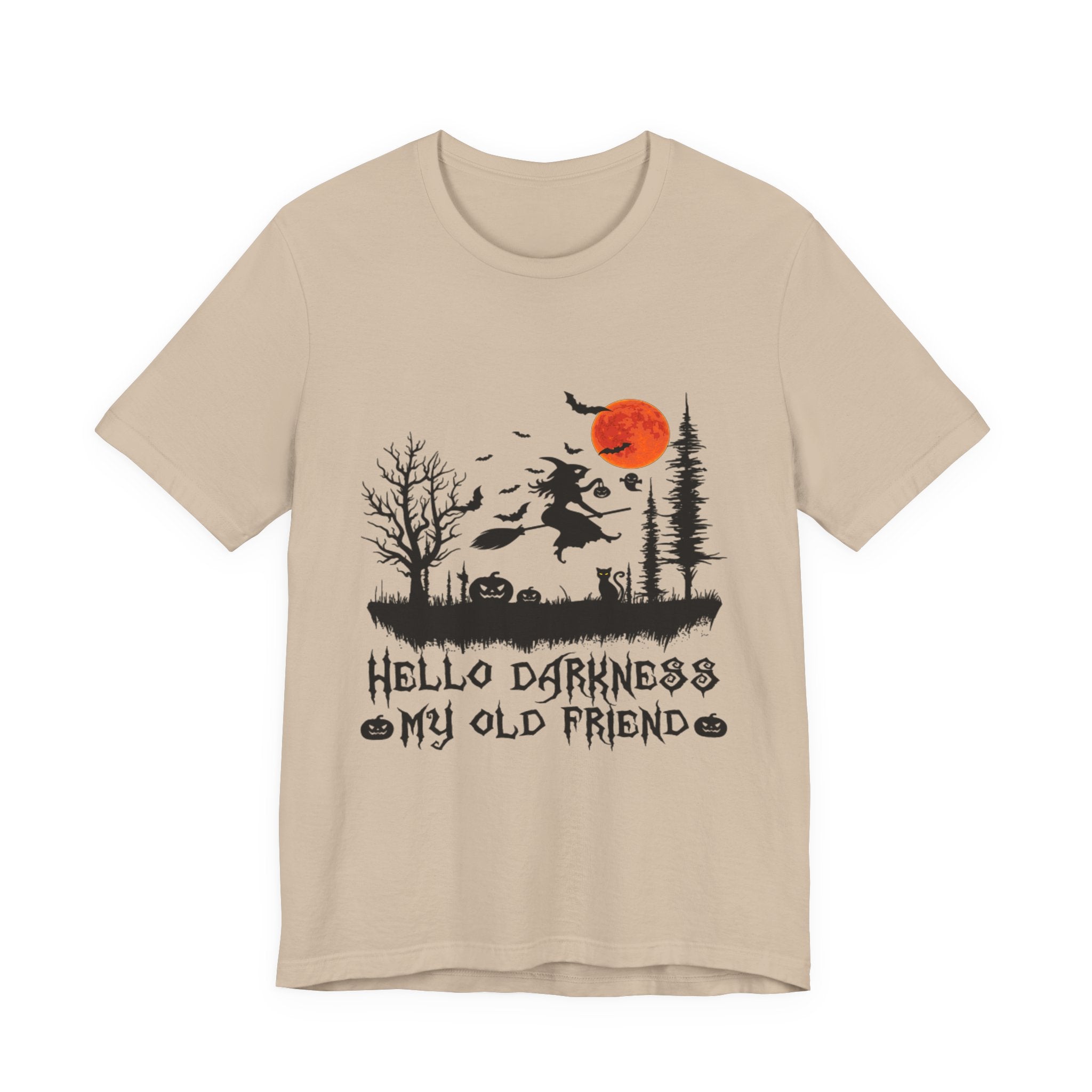 Hello Darkness My Old Friend T-Shirt | Hippie Halloween Gift