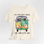 On a Dark Desert Highway Cats T-Shirt | Cat Lover Gift