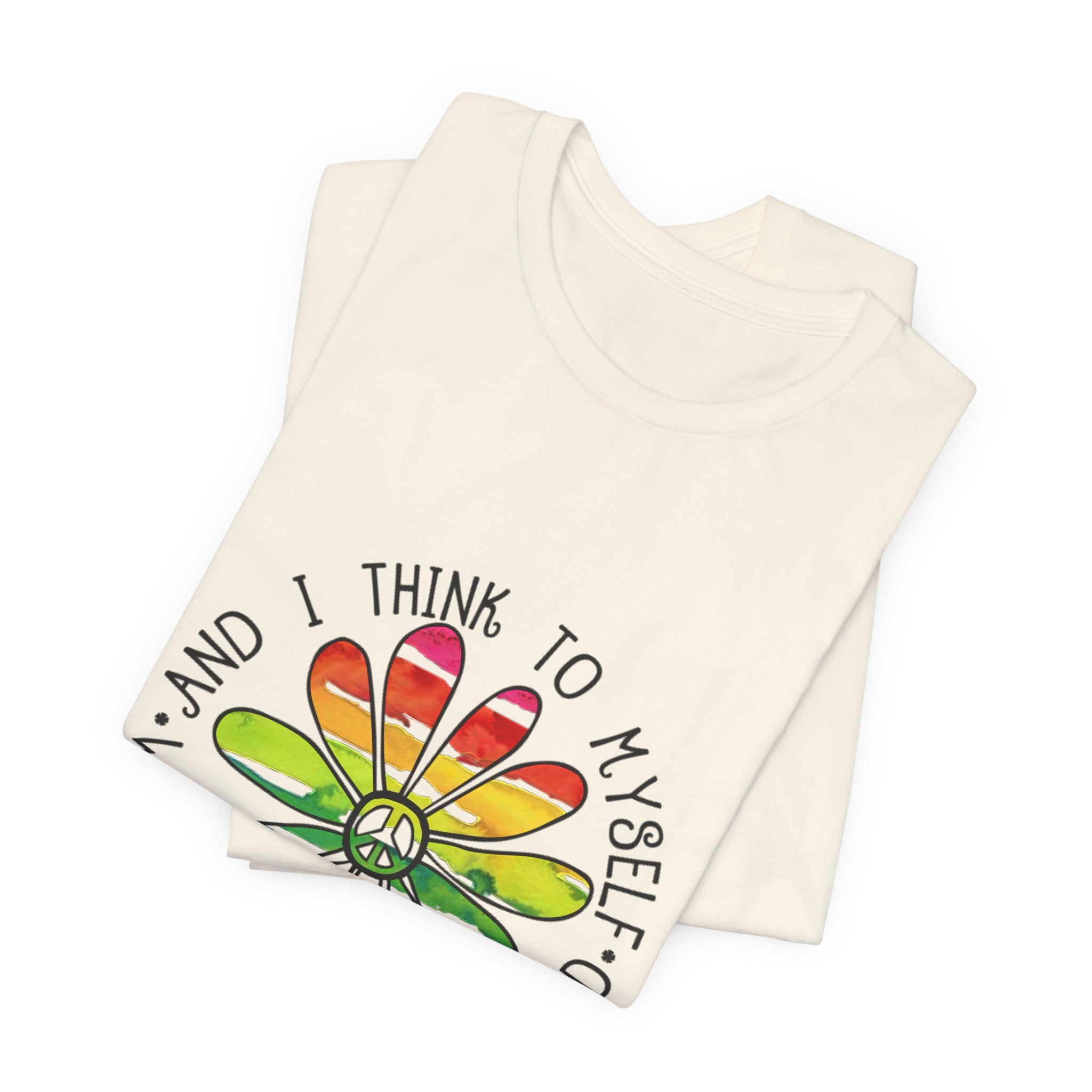 What A Wonderful World T-Shirt | Hippie Peace Lover Gift