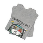 You Only Live Once T-Shirt | Hippie Van Peace Lover Gift