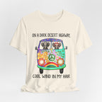 On A Dark Desert Highway Elephants T-Shirt | Hippie Elephant Gift