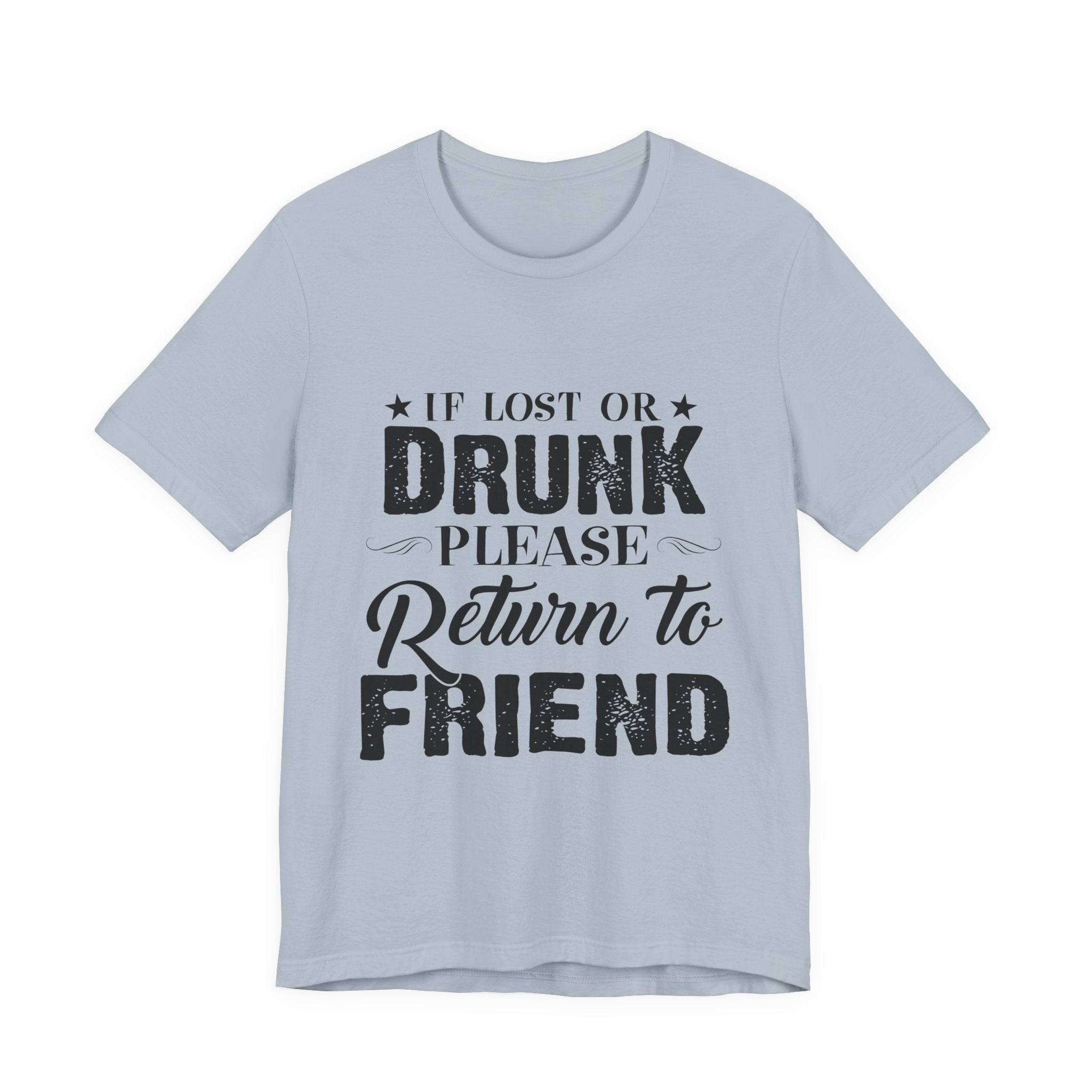 Lost Or Drunk Camping Tee | Campfire Party Gift
