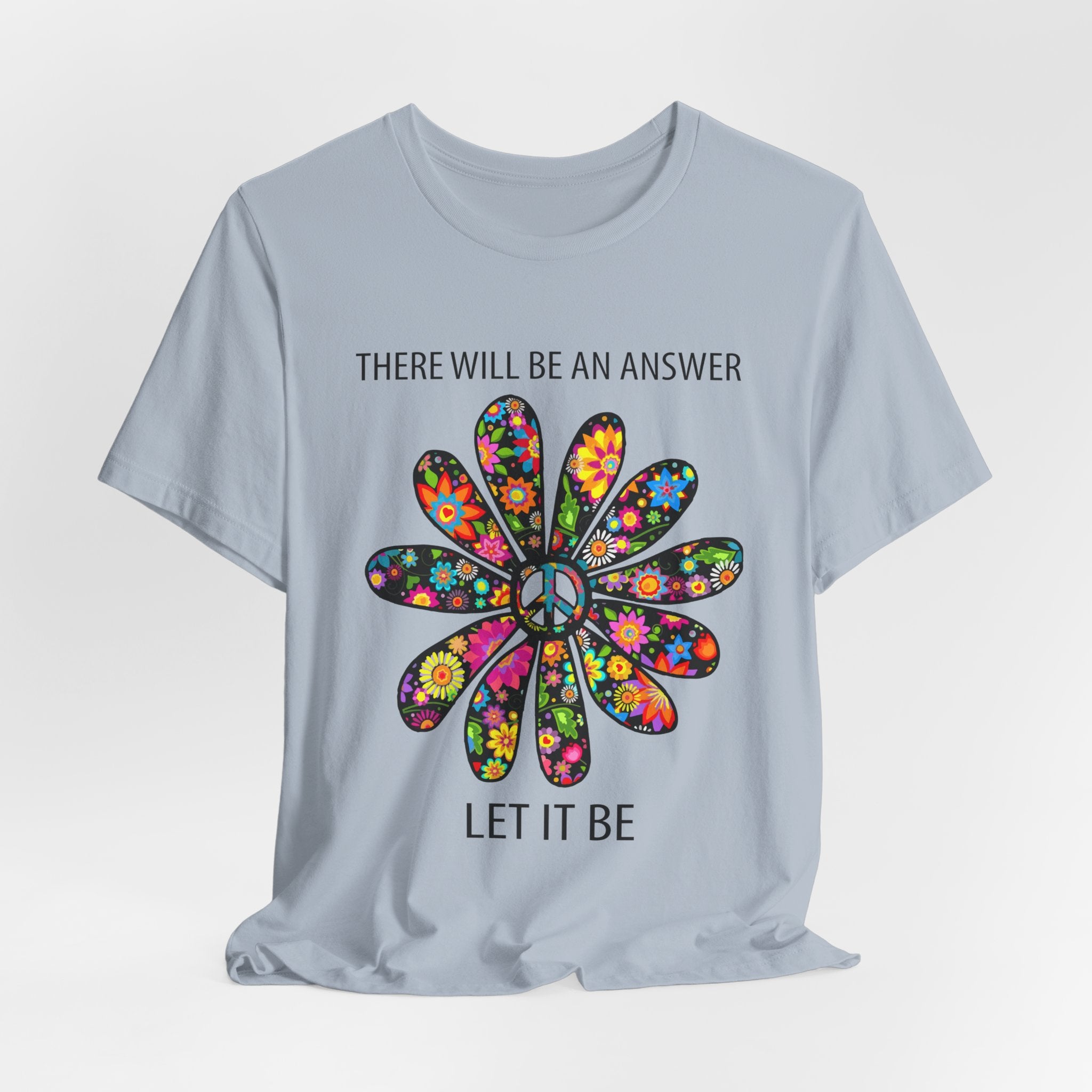 "Let It Be" Peace Flower T-Shirt | Hippie Soul Gift