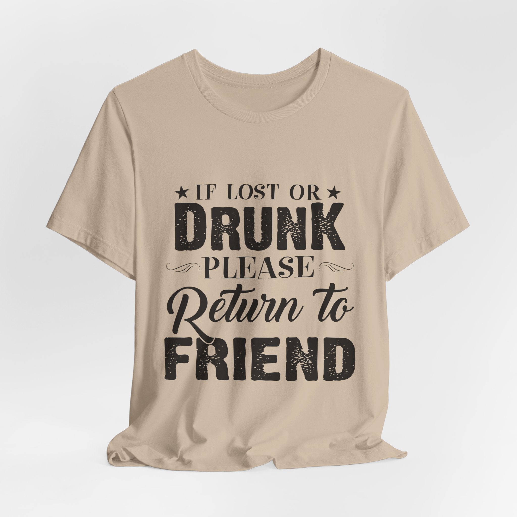 Lost Or Drunk Camping Tee | Campfire Party Gift