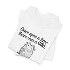 Girl Who Loved Cats & Tattoos T-Shirt | Cat Lover Gift