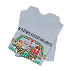 On A Dark Desert Highway T-Shirt | Hippie Cat Lover Gift