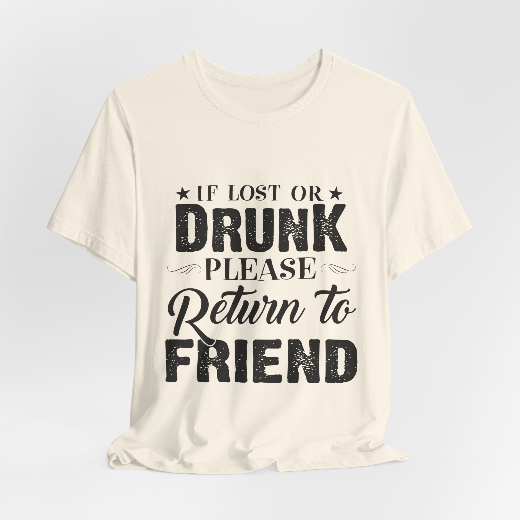 Lost Or Drunk Camping Tee | Campfire Party Gift