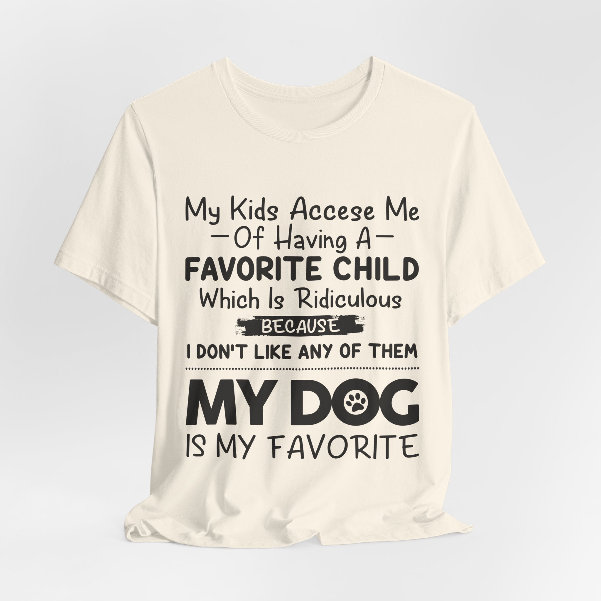 Dog Mom Est. T-Shirt | Cute Gift for New Dog Owners