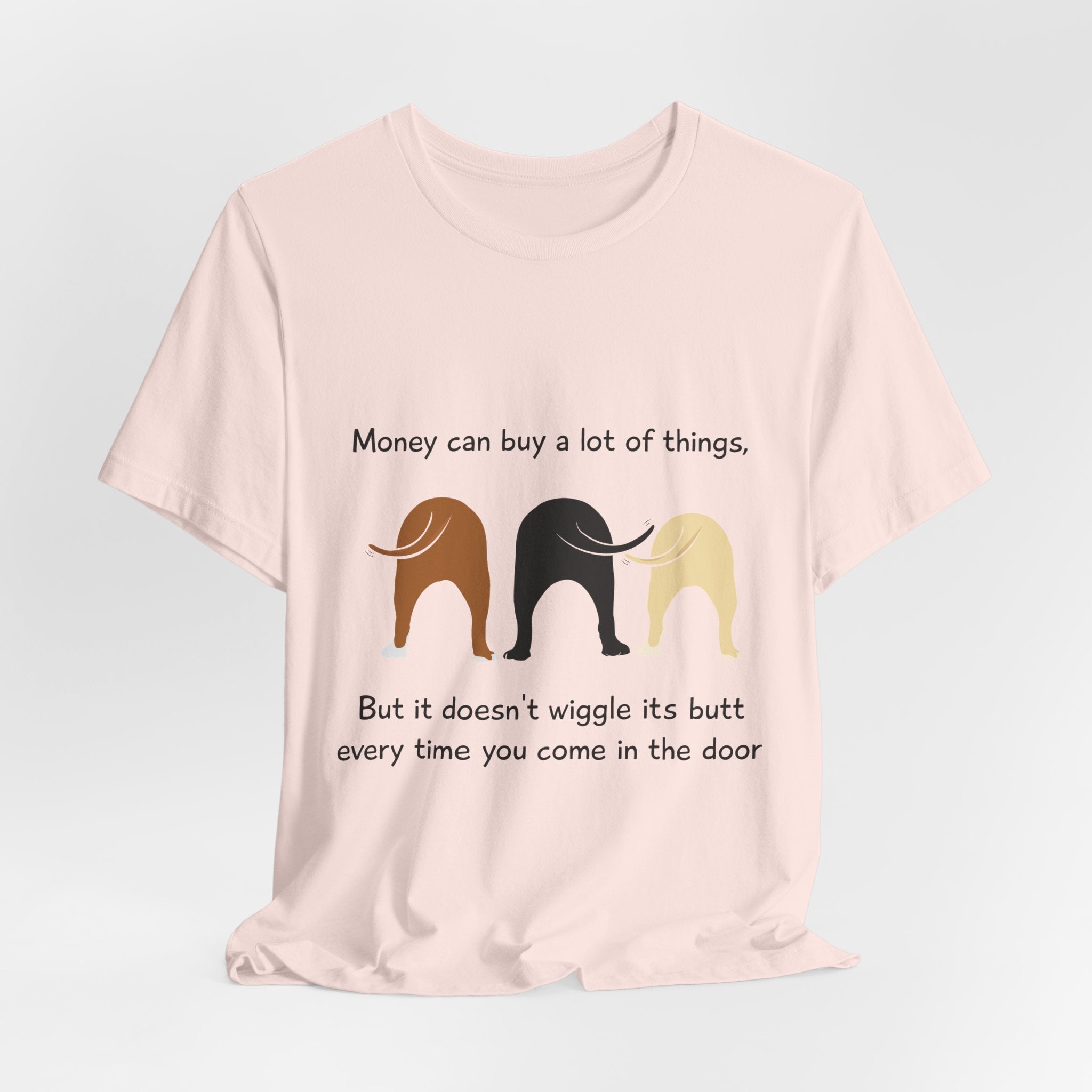 Wiggle Butt Dog Greeting T-Shirt | Dog Lover Gift