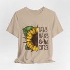 Sunflower TAIS NAPS & CAIS Tee | Cat Lover Gift